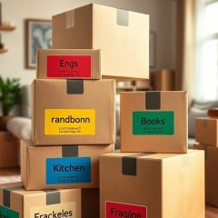 System etykiet do przeprowadzki: jak zaprojektować i wykorzystać etykiety, by uniknąć błędów i przyspieszyć pakowanie