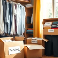 Segregacja ubrań przed przeprowadzką: jak uporządkować garderobę i ułatwić pakowanie krok po kroku